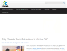 Tablet Screenshot of ibix.com